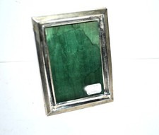 Cadre Photo ancien en Argent Massif Poiçon 800 - encadrement guilloché 11.5x8.5