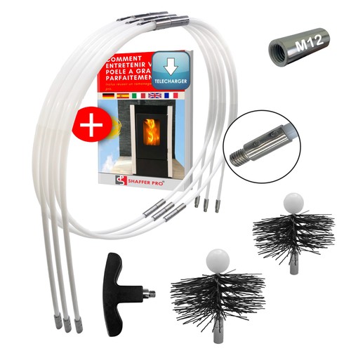 Kit ramonage poêle pellet - poêle,
