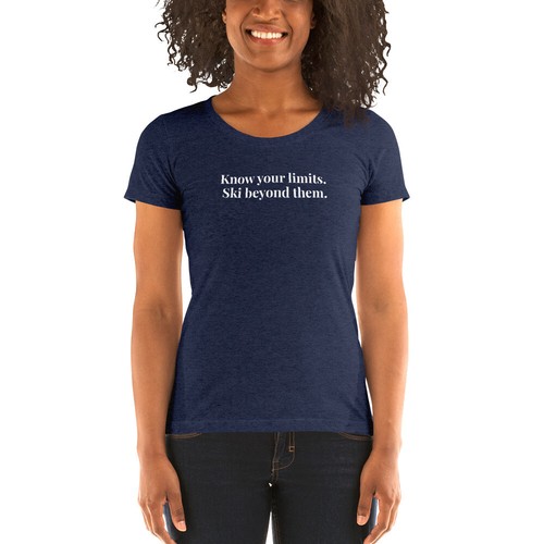 Ladies know your limits ski - "know,