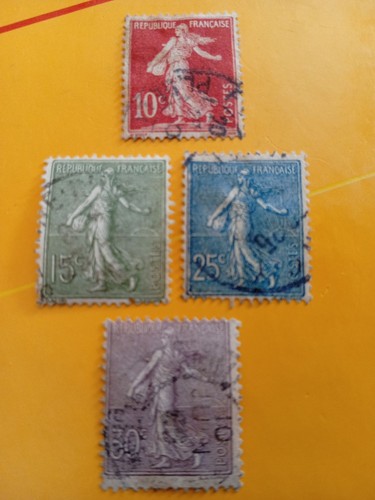 3timbres semeuse ligné un - 3timbres,