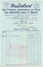 1938 PRODUITS ALIMENTAIRES