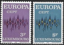 Timbres Europa CEPT Luxembourg