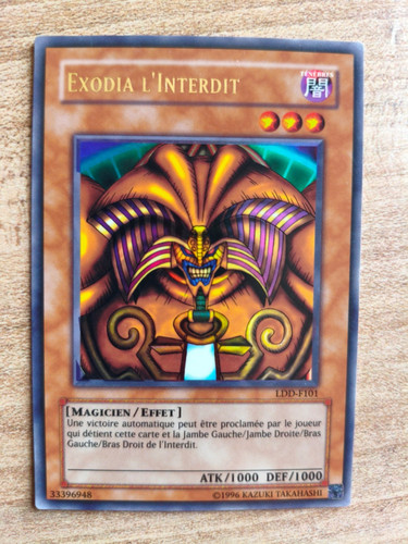 Exodia interdit ldd f101 - l'interdit, ldd-f101