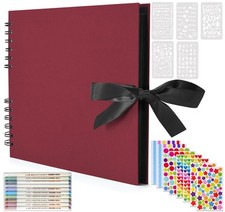 Album Photo Scrapbooking avec Accessoires Scrapbook Album 10x15 Livre 80 Page...