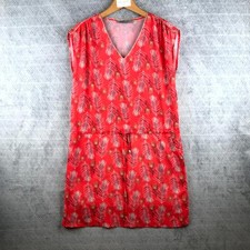 It Hippie Robe Femme L Rose Plumes Paon Fluide Bohème Chic Col V Sans Manches