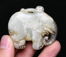 5CM Old Dynasty Jade Carved