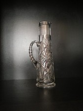 Rare broc carafe pichet canettes cristal taillé Baccarat 35.3 cm catalogue 1916