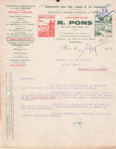 Paris robinetterie pons - 75,