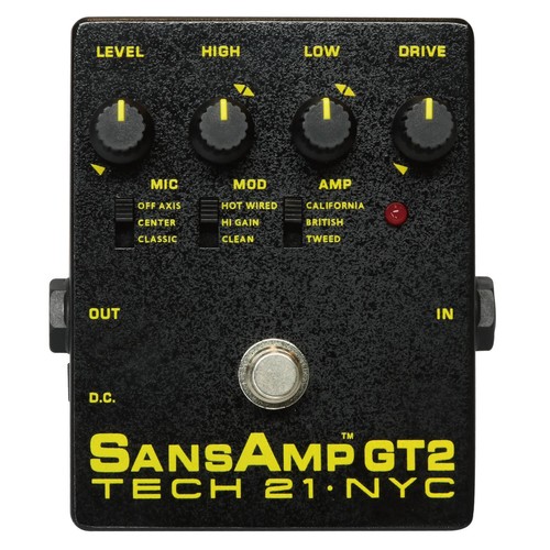 Tech21 sansamp gt2 - tech21, guitar