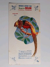 Buvard vintage Margarine BELOR Production PRIMROSE   FAISAN DORE 