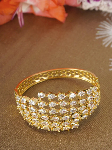 Bracelet fantaisie jaune - bracelet, en