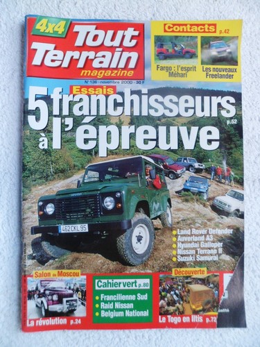 4x4 tout terrain - tout, n°136