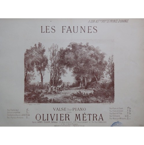 Métra olivier les - les, faunes