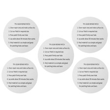  5 Pcs Rustine Bateau