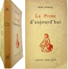 La prose d'aujourd'hui 1956