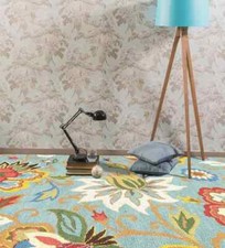 Tapis touffeté 100 laine - tapis,