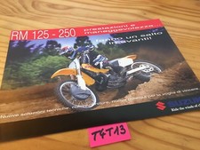 Suzuki RM125 RM250 RM 125 250 prospectus moto brochure publicité prospekt