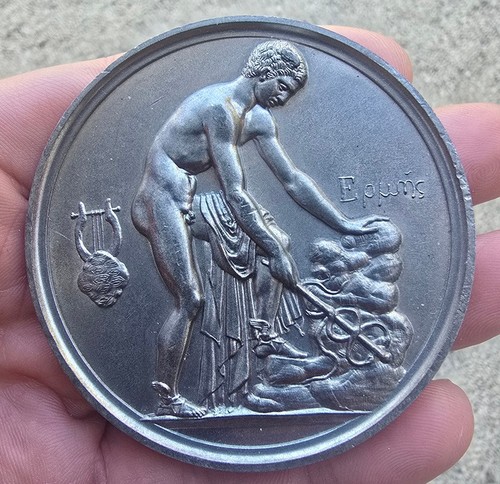 Médaille étain grand - médaille, en