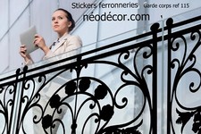 Sticker fer forgé. Garde