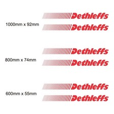 Set autocollants dethleffs - autocollants,