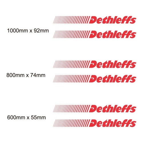 Set autocollants dethleffs - set,