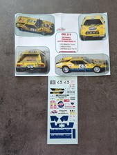 Decal 1/43 De Tomaso Pantera