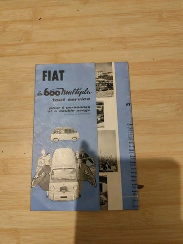 Fiat 600 multipla seat - multipla,