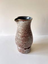 ACCOLAY, VASE ,PICHET, CARAFE VINTAGE  , GRÈS ÉMAILLÉ BICOLORE