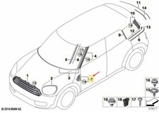Garniture de clignotant avant