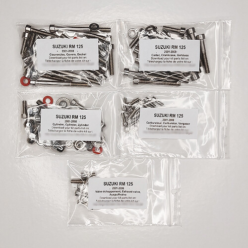 Suzuki 125 2001 2008 - 2001-2008, kit