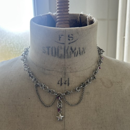 Collier chainmail handmade - chainmail,