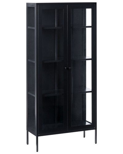 Armoire noire acier - noire, et