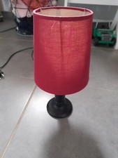 Lampe de chevet rouge et noir