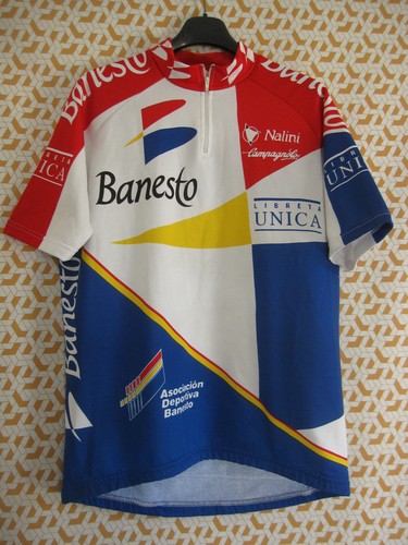Maillot cycliste banesto - maillot,