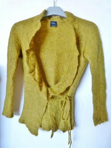 Gilet cache cœur mohair - gilet,