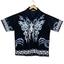 Chemise Graphique Dragon x Tribal Cyber y2k Vintage 2000’s