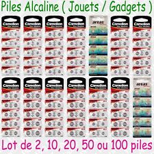 Piles boutons 1,5V Camelion Alcaline : AG13 AG12 AG11 AG10 AG9 AG8 AG7 AG6 … AG0