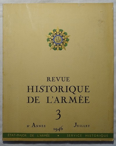 Revue historique armée - l'armée, /