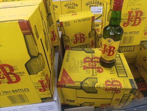 Lot bouteilles b rare - bouteilles, j&b