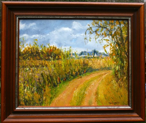 Tableau peinture huile - , signée