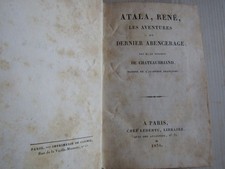 Atala rené / Les aventures du dernier Abencerage / Ledentu 1834