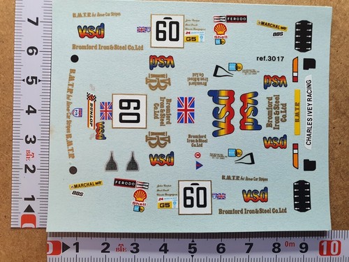 Decals porsche 935 60 - 1/43, #60