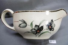 saucière en faïence de St Amand Céranord vers 1930 décor Tulipes (réf BE78)