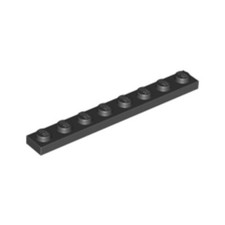 Pièce Lego 10x Plaque Noir