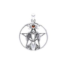 Pendentif Pentacle Triple Lune