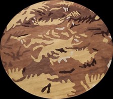 Touffeté à la Main Abstrait