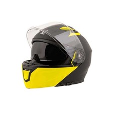 Casque Modulaire MPH Raptor Homologué P/J Jaune Noir Mat