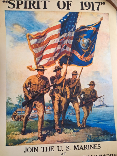 Affiche repro ww1 propagande - repro,