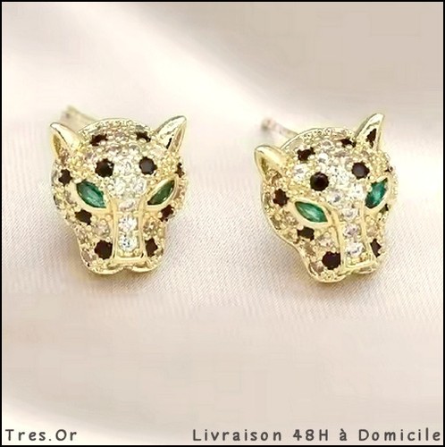 Boucles oreille léopards à - boucles,