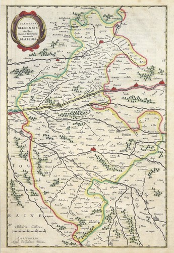 Blois original gravure sur - gravure,
